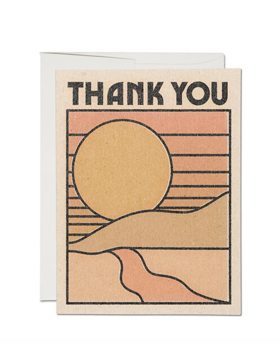 Greeting Cards Red Cap Cards | Thank You Sun