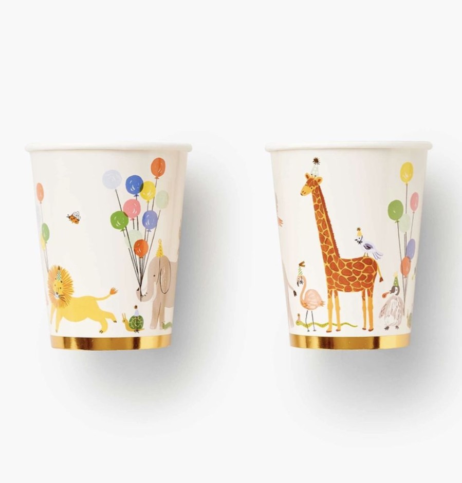 Party & Gift Wrap Rifle Paper Co. | Party Animals 8 Ounce Cups