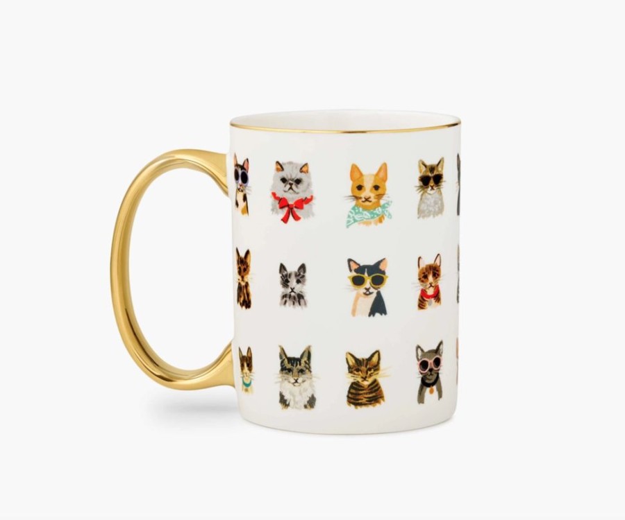 Home & Gift Rifle Paper Co. | Cool Cats Porcelain Mug