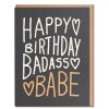 Greeting Cards Daydream Prints | Happy Birthday Badass Babe