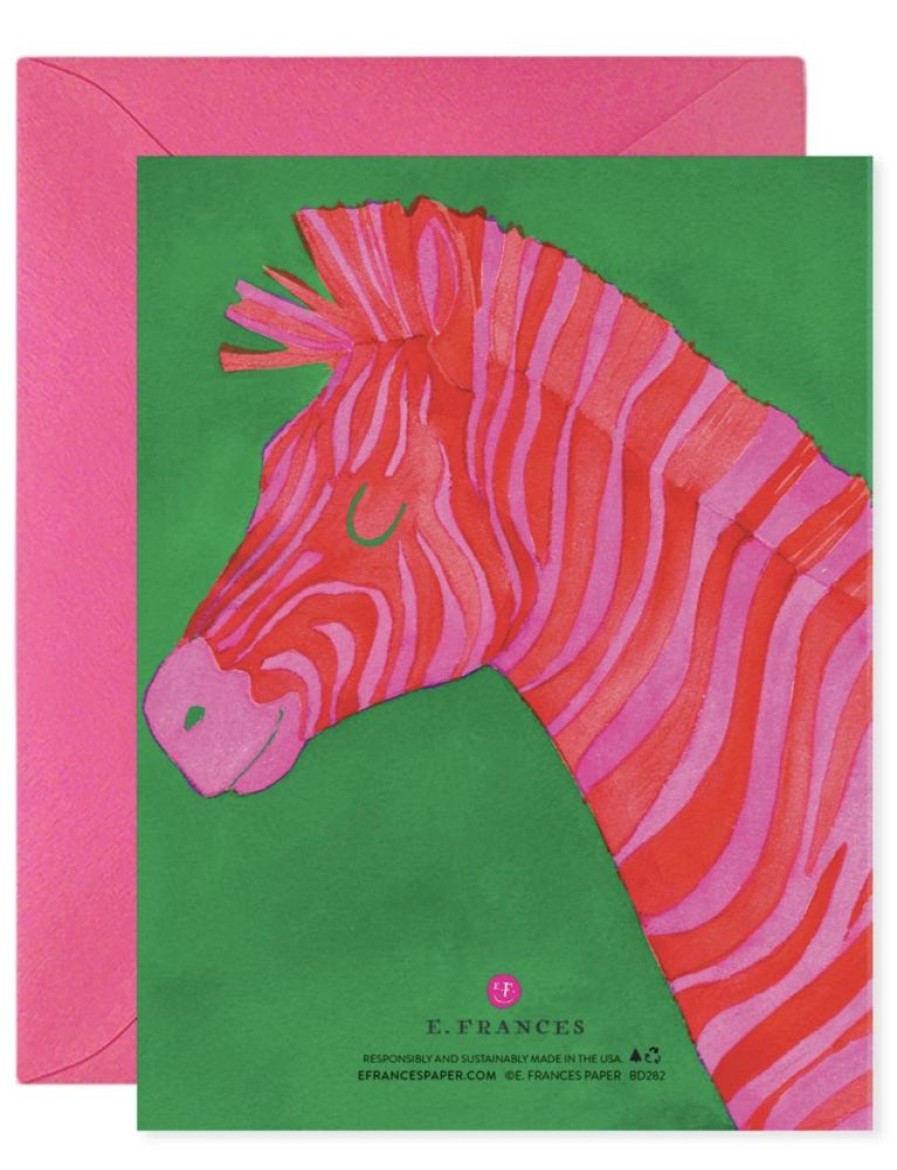 Greeting Cards E. Frances Paper Studio | Extraordinary Zebra