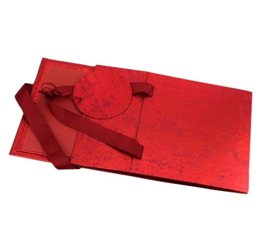 Party & Gift Wrap Vivid Wrap Ltd Gift Boxes | Red Crush Luxury Folding Gift Box