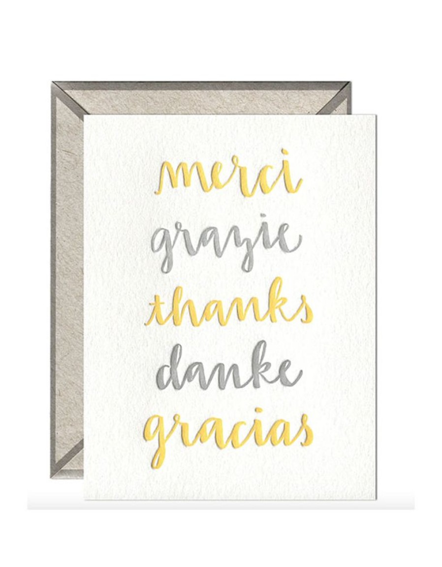 Greeting Cards Ink Meets Paper | Thank You Languages