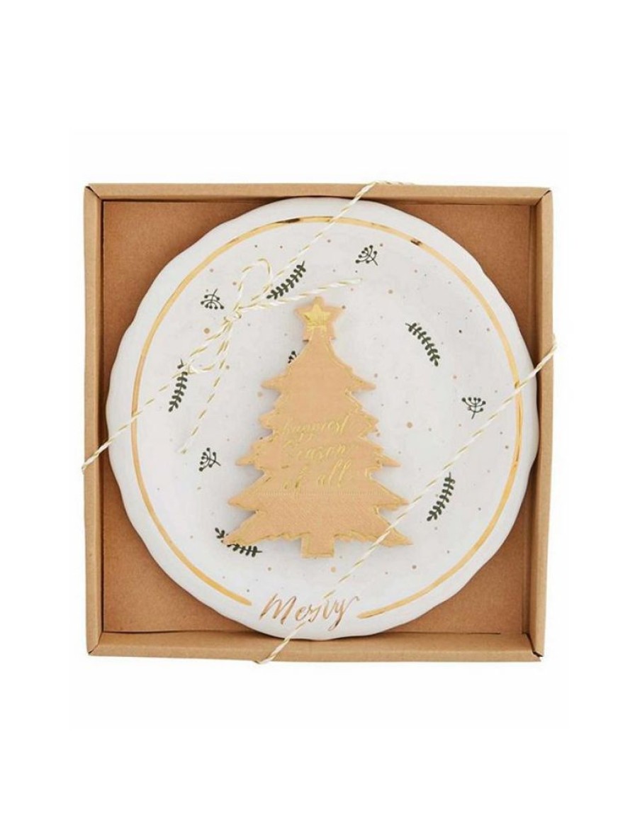 Holidays Mudpie Holiday Decor & Gifts | Gold Splatter Cheese Set