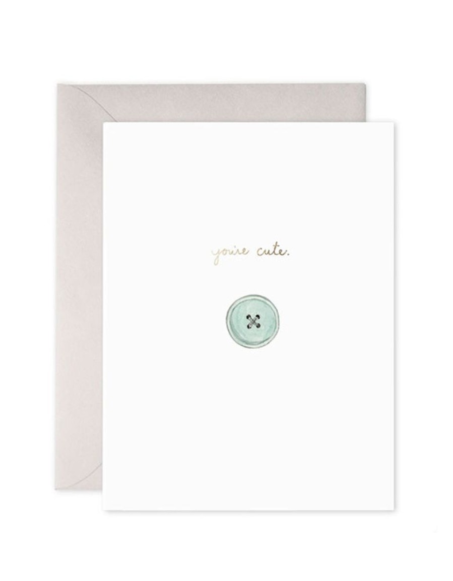 Greeting Cards E. Frances Paper Studio | Cute As A Button