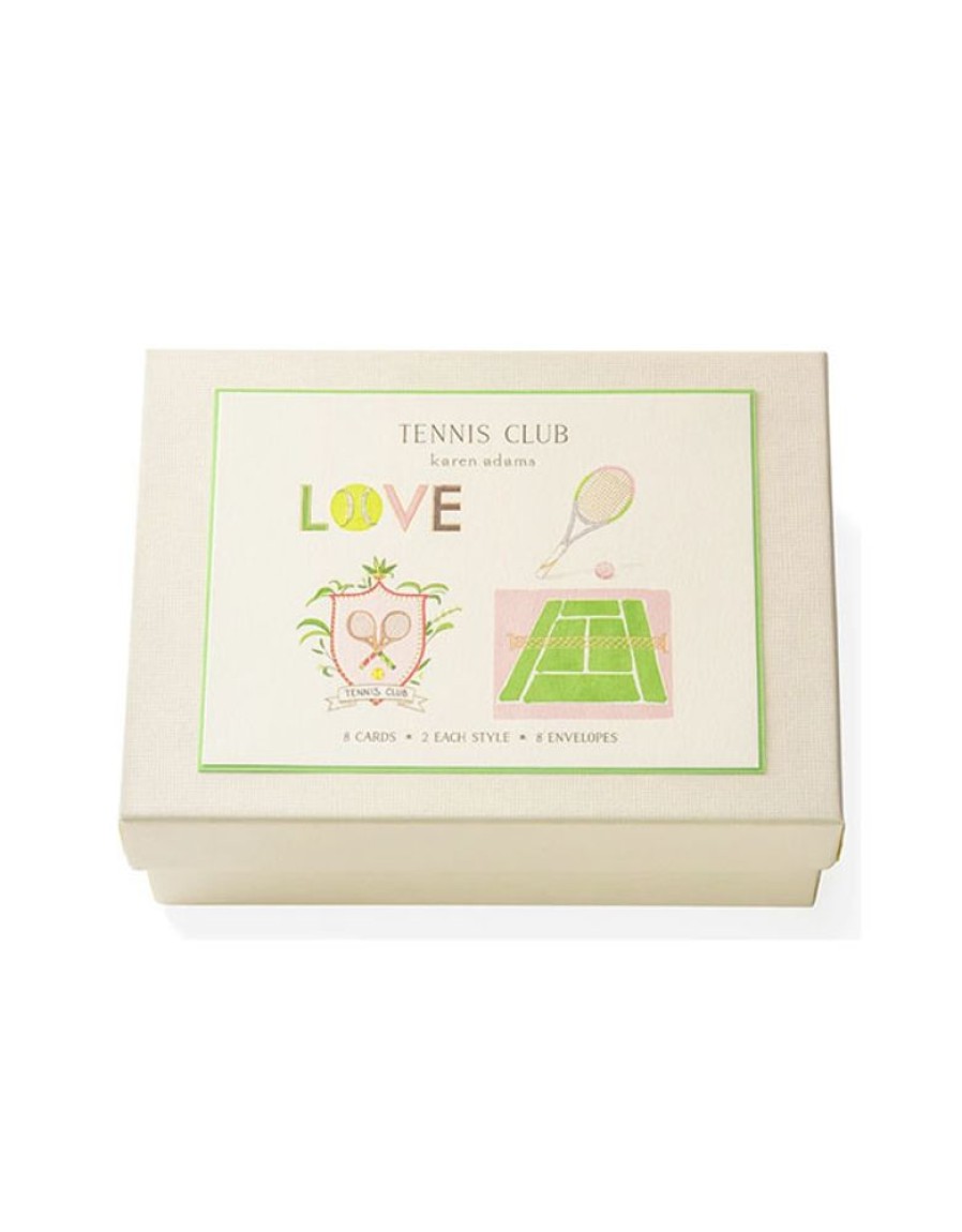 Paper & Office Karen Adams Designs Everyday Notes | Tennis Club Gift Box Note Cards