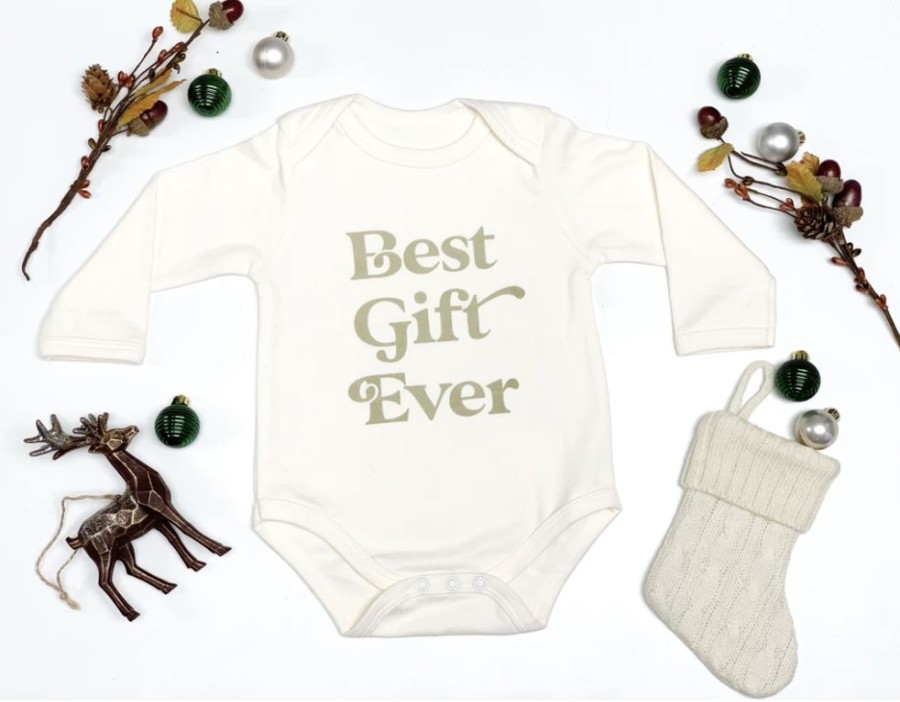 Home & Gift Emerson and Friends | Best Gift Ever Holiday Baby Onesie