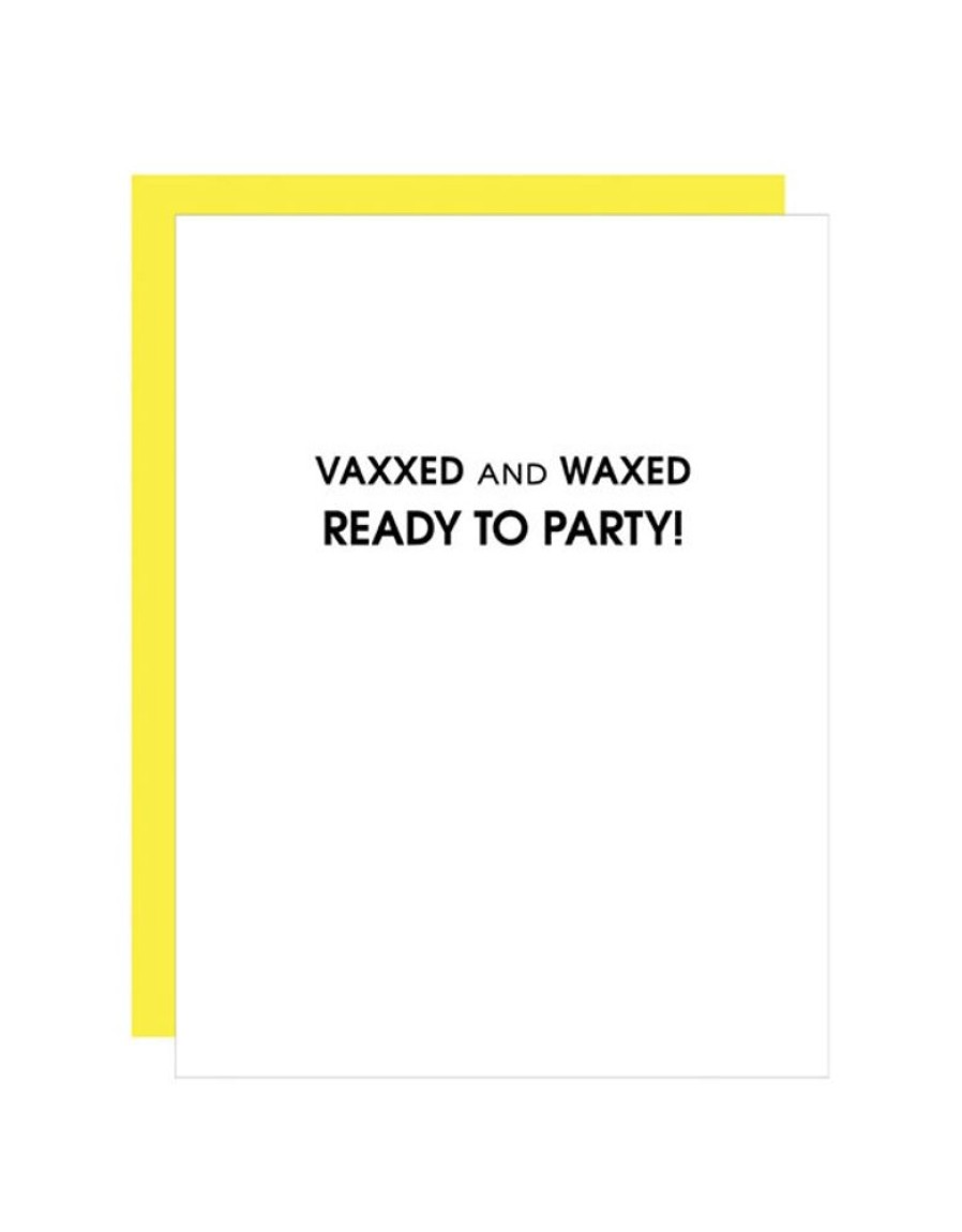 Greeting Cards Chez Gagne Letterpress | Vaxxed And Waxed