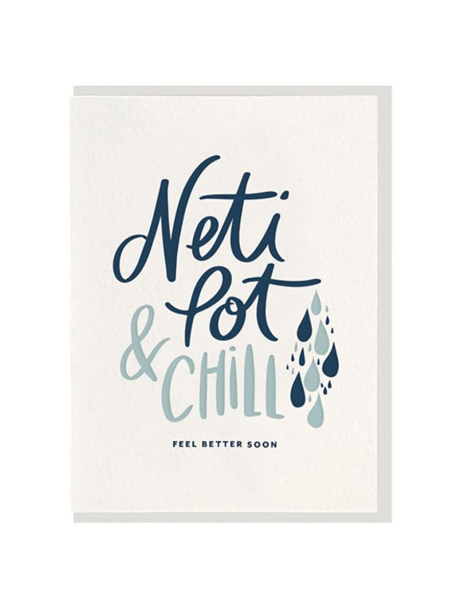 Greeting Cards Dahlia Press | Neti Pot & Chill