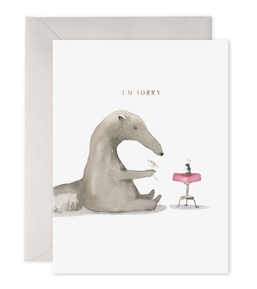 Greeting Cards E. Frances Paper Studio | Anteater Sorry