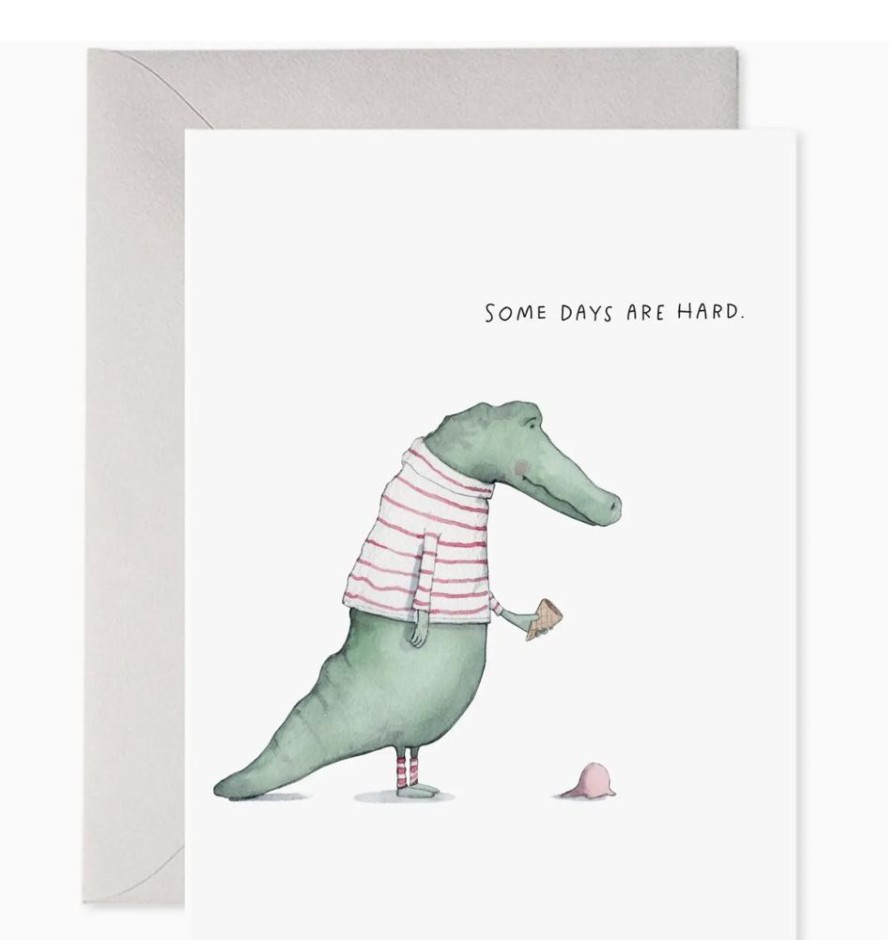 Greeting Cards E. Frances Paper Studio | Alligator Hard Day