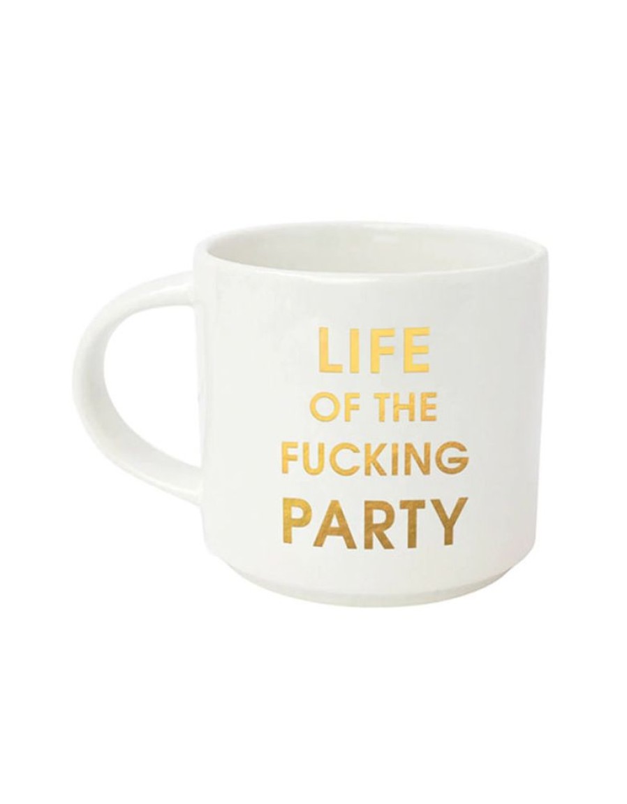 Home & Gift Chez Gagne Letterpress | Life Of The Fucking Party Mug